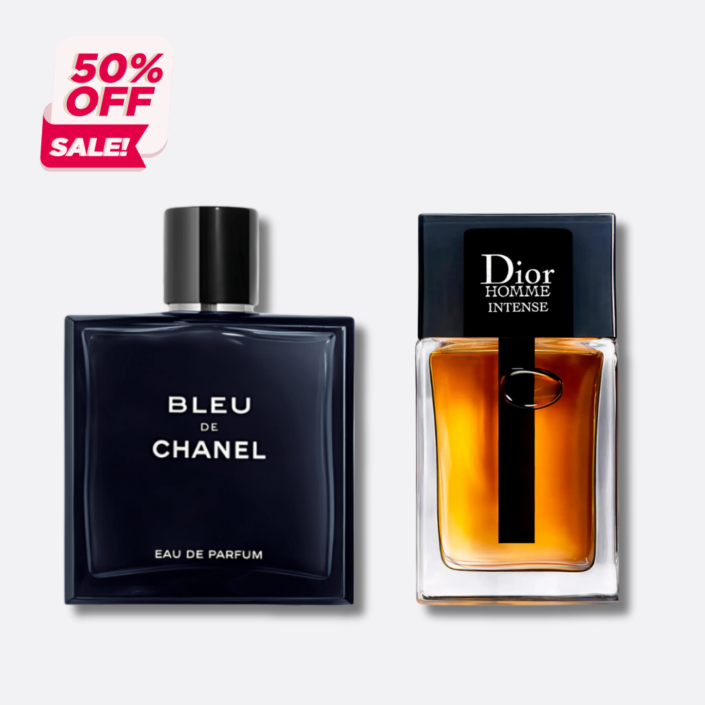 Set mit 2 Parfums: Bleu de Chanel und Dior Homme Intense – je 100 ml