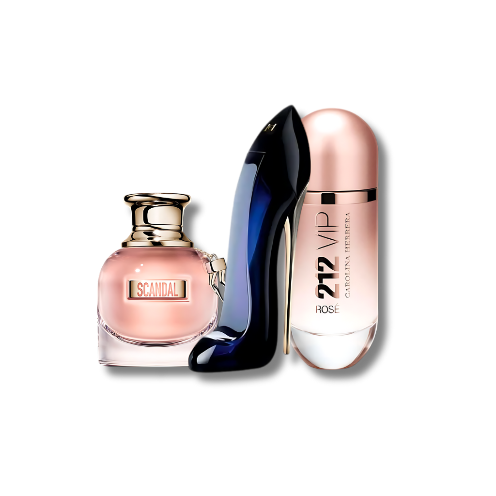 Set mit 3 Parfums: Scandal, Good Girl & 212 VIP Rosé (je 100 ml)