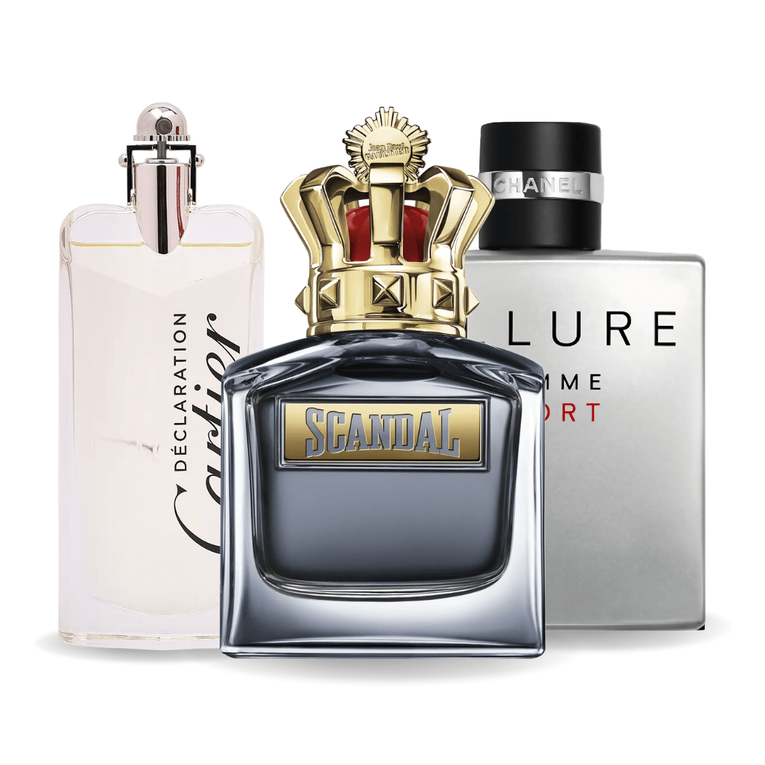 Set mit 3 Parfums: Allure Homme Sport, Scandal und Declaration, je 100 ml