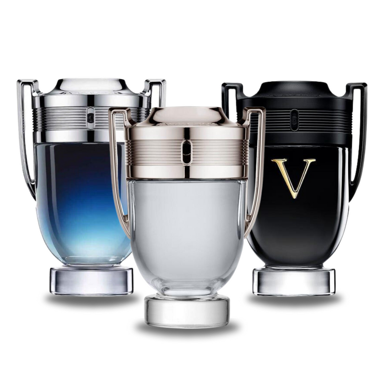 Set mit 3 Paco Rabanne Parfums Invictus Legend, Invictus und Invictus Victory, je 100 ml
